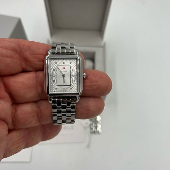 SOLD!!!!!!!!!         Women’s Michele  stainless steel watch - Picture 6 of 7